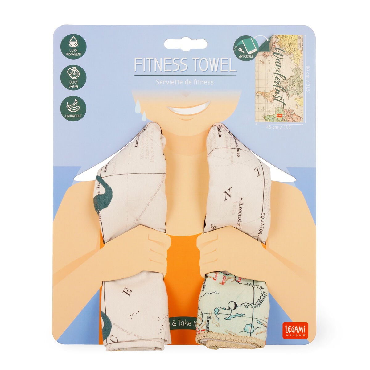 Legami - Seyahat Fitness Towel