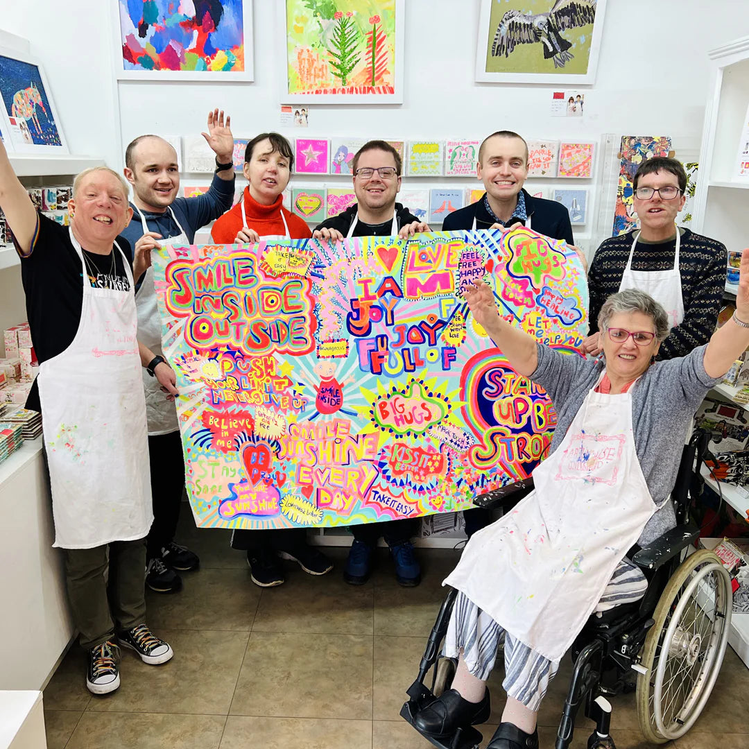 Portico Designs - Arthouse Unlimited Fröhliches A5 Hardcover-Tagebuch