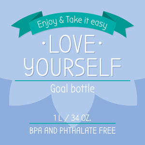 Legami - Goals Flasche - Sunrise Vibes - Liebe Yourself