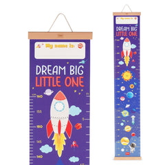 Legami - Wall-Hanging Height Chart - Weltraum - Dream Big Little One