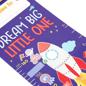 Legami - Wall-Hanging Height Chart - Weltraum - Dream Big Little One