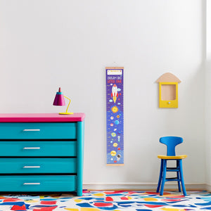 Legami - Wall-Hanging Height Chart - Weltraum - Dream Big Little One
