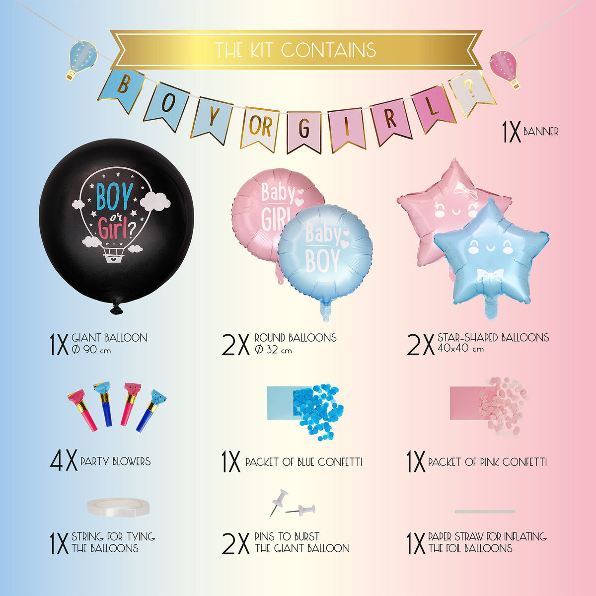 Legami - Gender Açılan Parti Kit