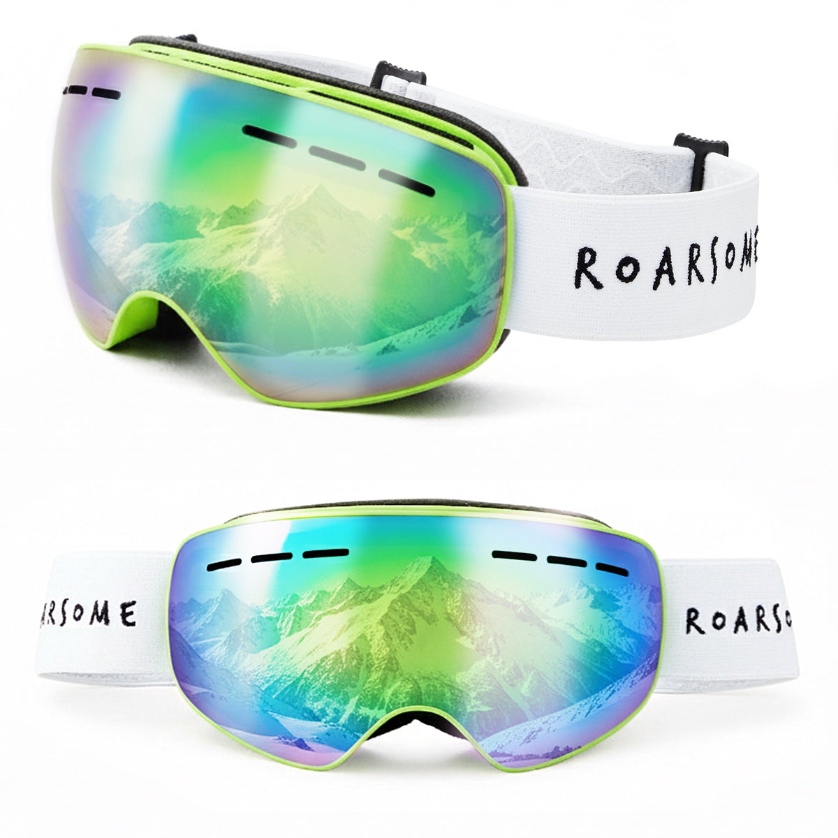 Roarsome - Çocuk Kayak Gözlüğü - Yeşil