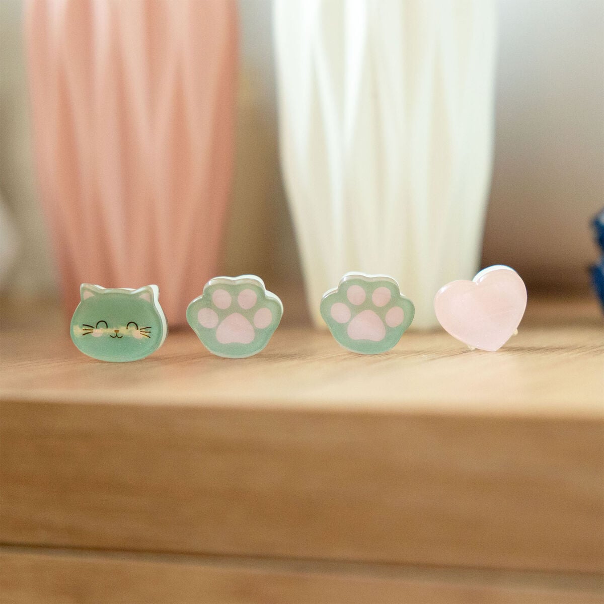 Legami - 4'lü Seti Kitty Mini Hair Clips - Clip me up!