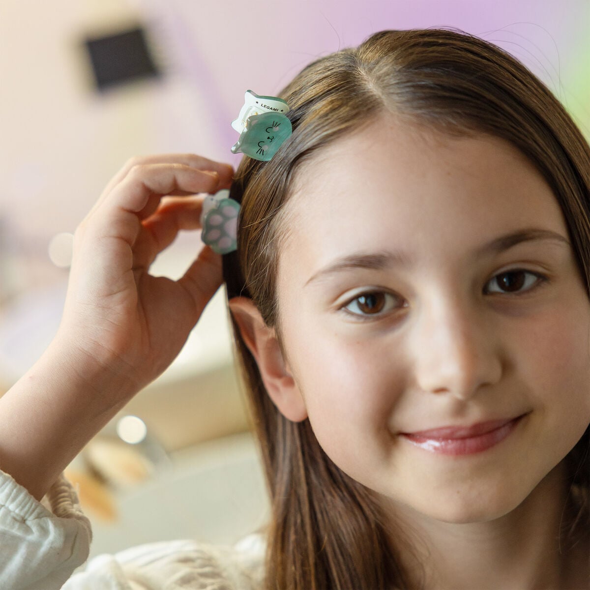 Legami - 4'lü Seti Kitty Mini Hair Clips - Clip me up!