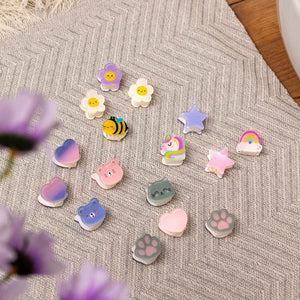 Legami - 4'lü Seti Teddy Mini Hair Clips - Clip me up!