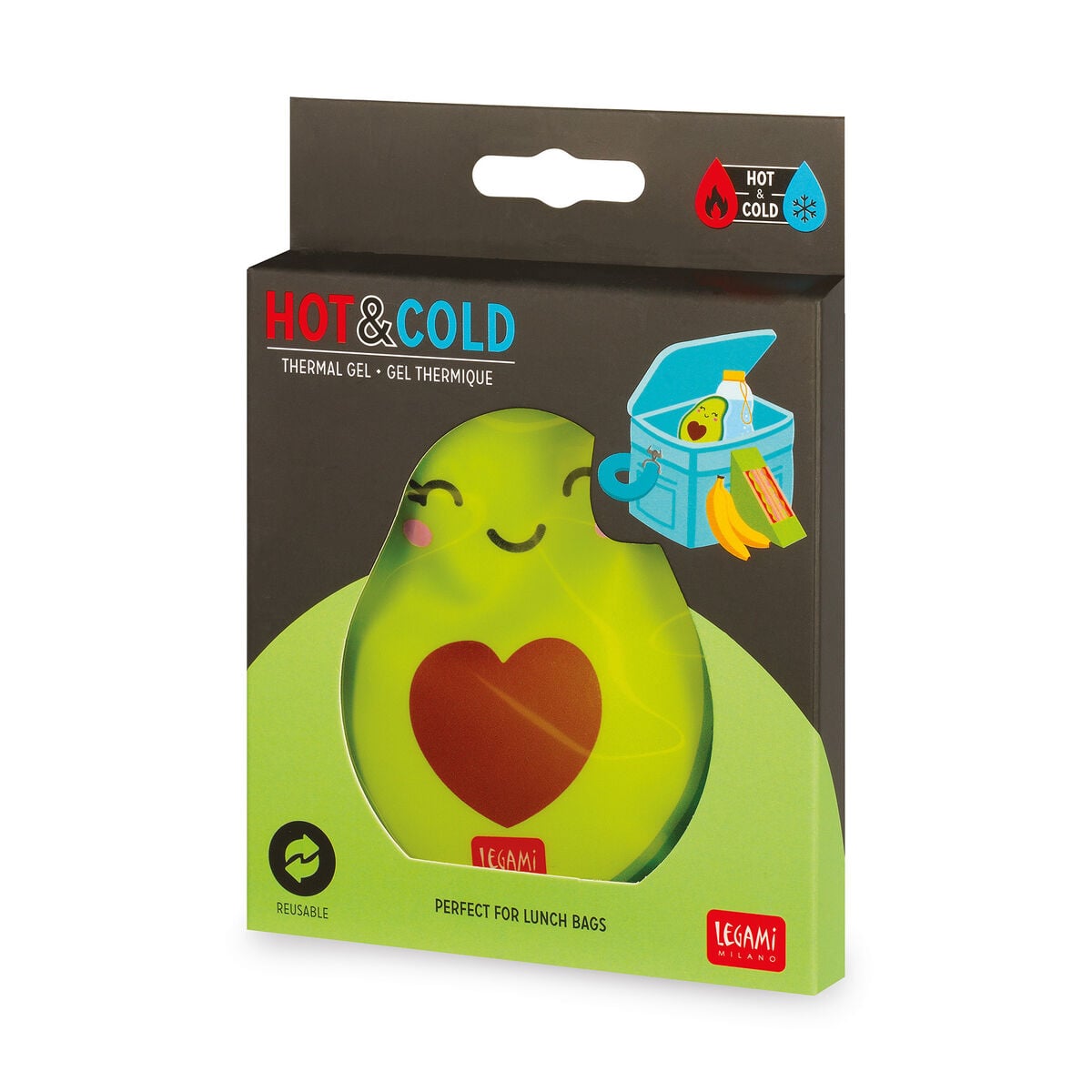 Legami - Gel-Pack - Avocado - Warm und Kalt