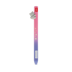 Legami - Retractable Ballpoint Kitty \"Be Curious\"- Free Hugs