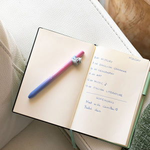 Legami - Retractable Ballpoint Kitty \"Be Curious\"- Free Hugs