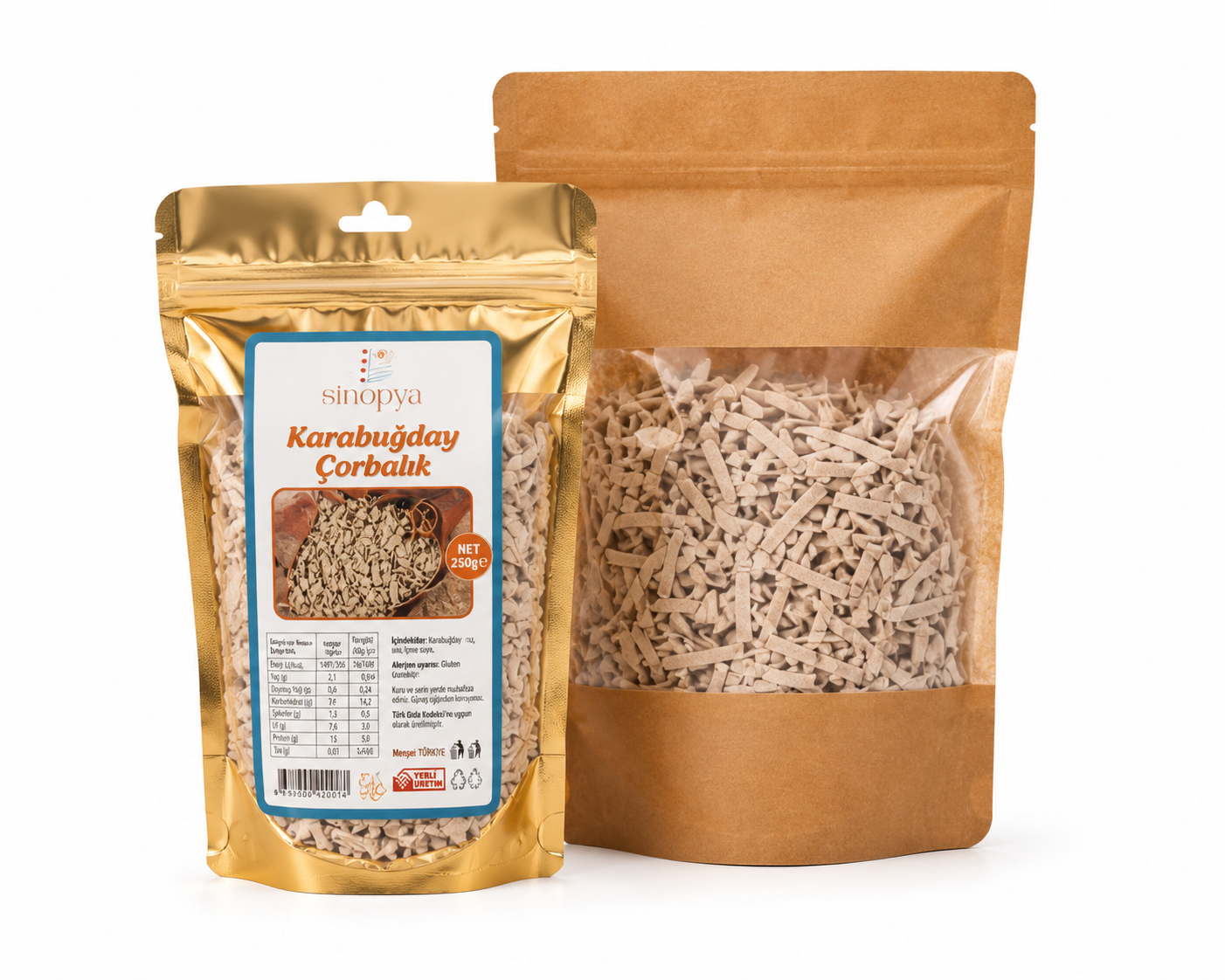 Sinopya - Karabuğday Eriştesi ve Karabuğday Eriştesi Çorbalık (Glutensiz)