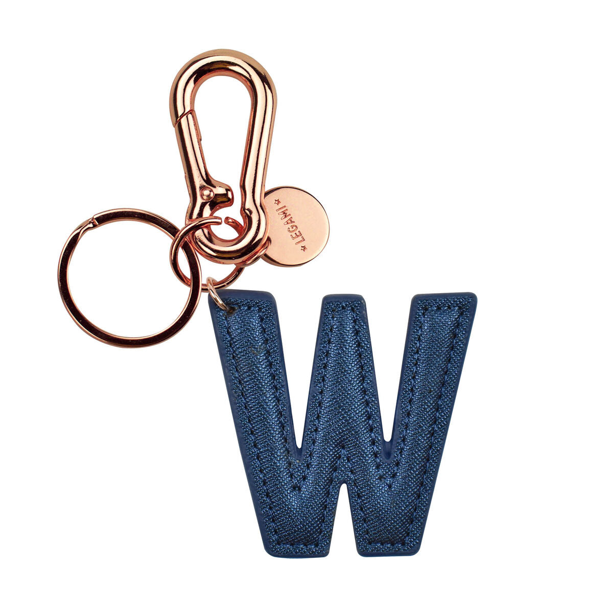 Legami - Schlüsselanhänger mit Initiale - W / Blue - Mein Anfangsbuchstabe