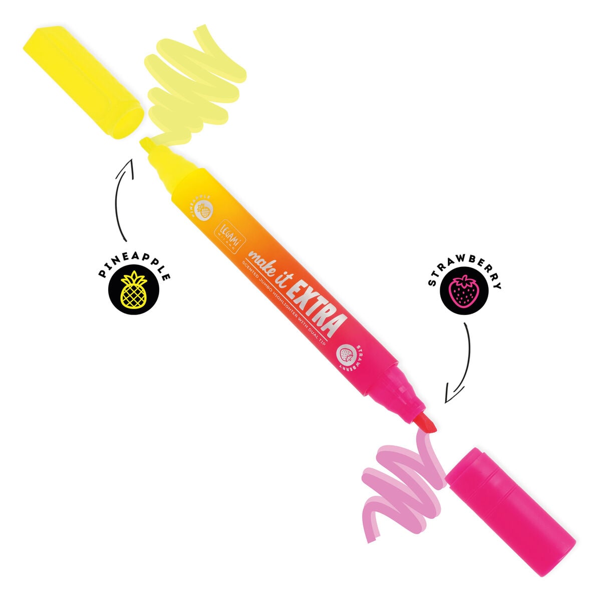 Legami - Scented Jumbo Highlighter ile Dual Tip - Make It Extra