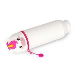 Legami - Tek Boynuzlu At "Believe in Sihir" 2-in-1 Silicone Kalem Kutu - Kawaii
