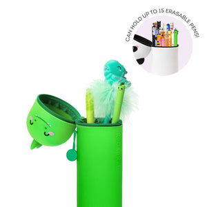 Legami - Dino "Roooarr" 2-in-1 Silikon-Federmäppchen - Kawaii