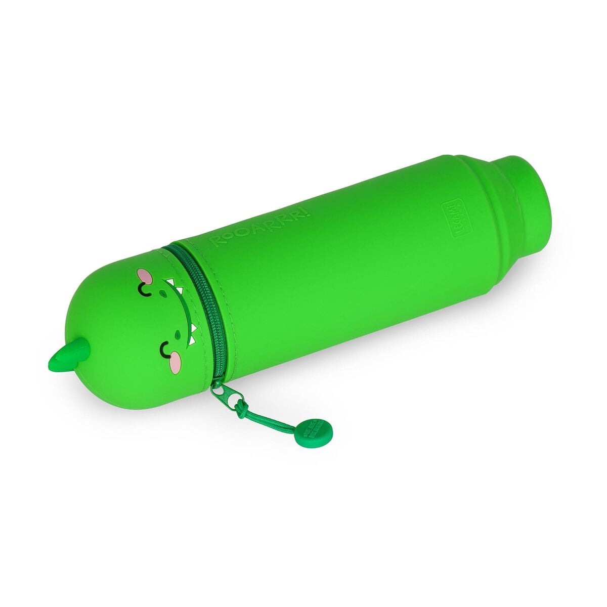 Legami - Dino "Roooarr" 2-in-1 Silikon-Federmäppchen - Kawaii