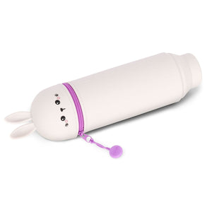 Legami - Häschen "Don't Worry Be Hoppy" 2-in-1 Silicone Stifteetui - Kawaii