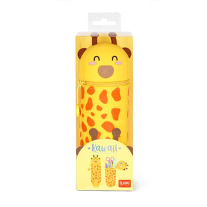 Legami - Giraffe "Head In Clouds" 2-in-1 Silikon-Stifteetui - Kawaii