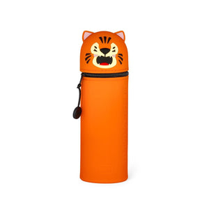 Legami - Tiger "Grrreat Adventures" 2-in-1 Silikon-Federmäppchen - Kawaii