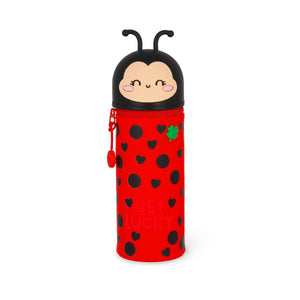 Legami - Uğurböceği "Şans Getir" 2-in-1 Silicone Kalem Kutu - Kawaii