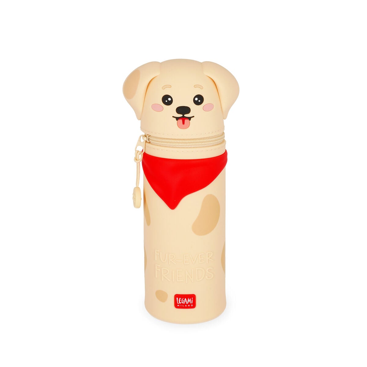Legami - Golden "Fur-ever Arkadaşlar" 2-in-1 Silicone Kalem Kutu - Kawaii