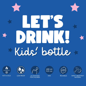 Legami - Einhorn Kids’ Flasche - Let's Drink!