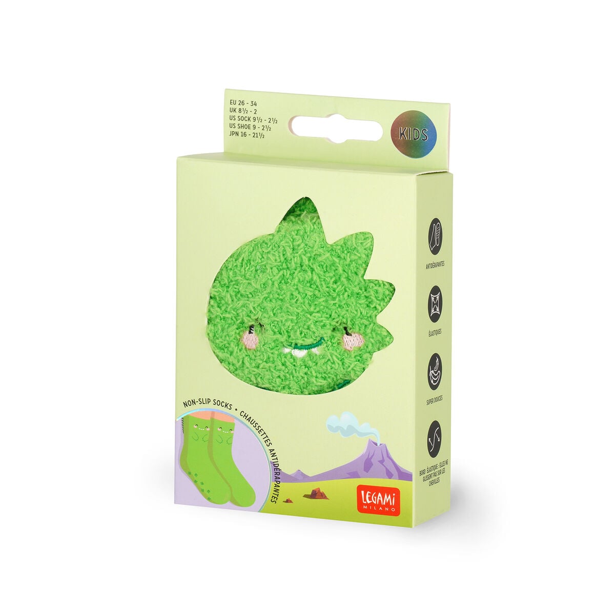 Legami - Rutschfeste Dino-Kinder-Socken - It's a Match!
