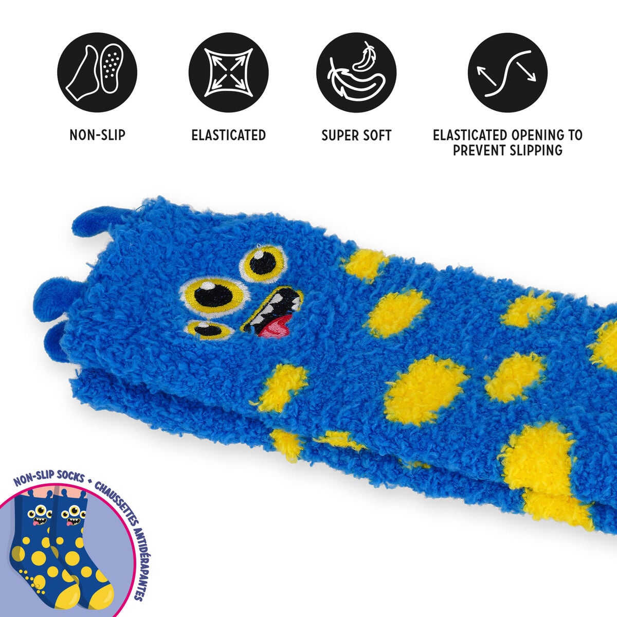 Legami - Rutschfeste Monster-Kindersocken - It's a Match!