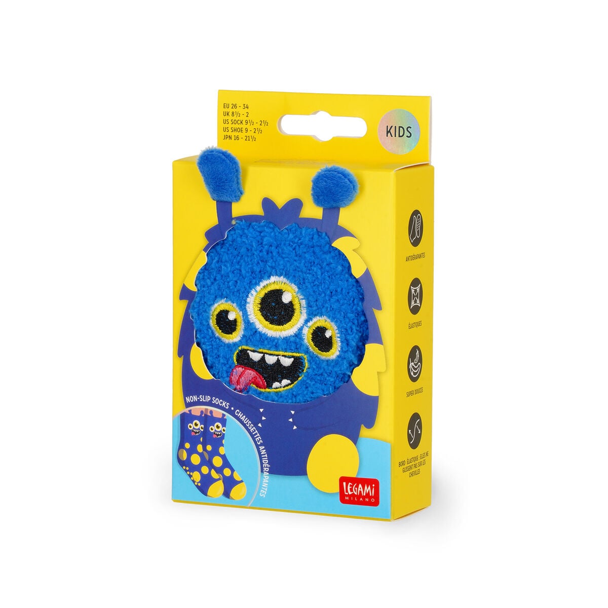 Legami - Rutschfeste Monster-Kindersocken - It's a Match!
