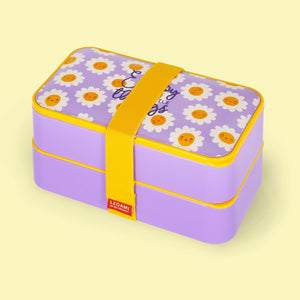 Legami - 1200 ml Bento Yemek Kutusu - Daisy - Bento Yemek Kutusu