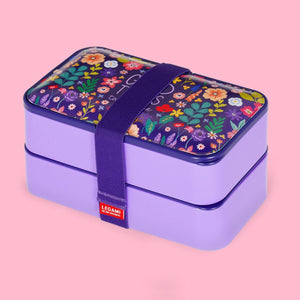 Legami - 1200 ml Bento Yemek Kutusu - Çiçekler - Bento Yemek Kutusu