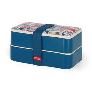 Legami - 1200 ml Bento Yemek Kutusu - Seyahat Strickers - Bento Yemek Kutusu