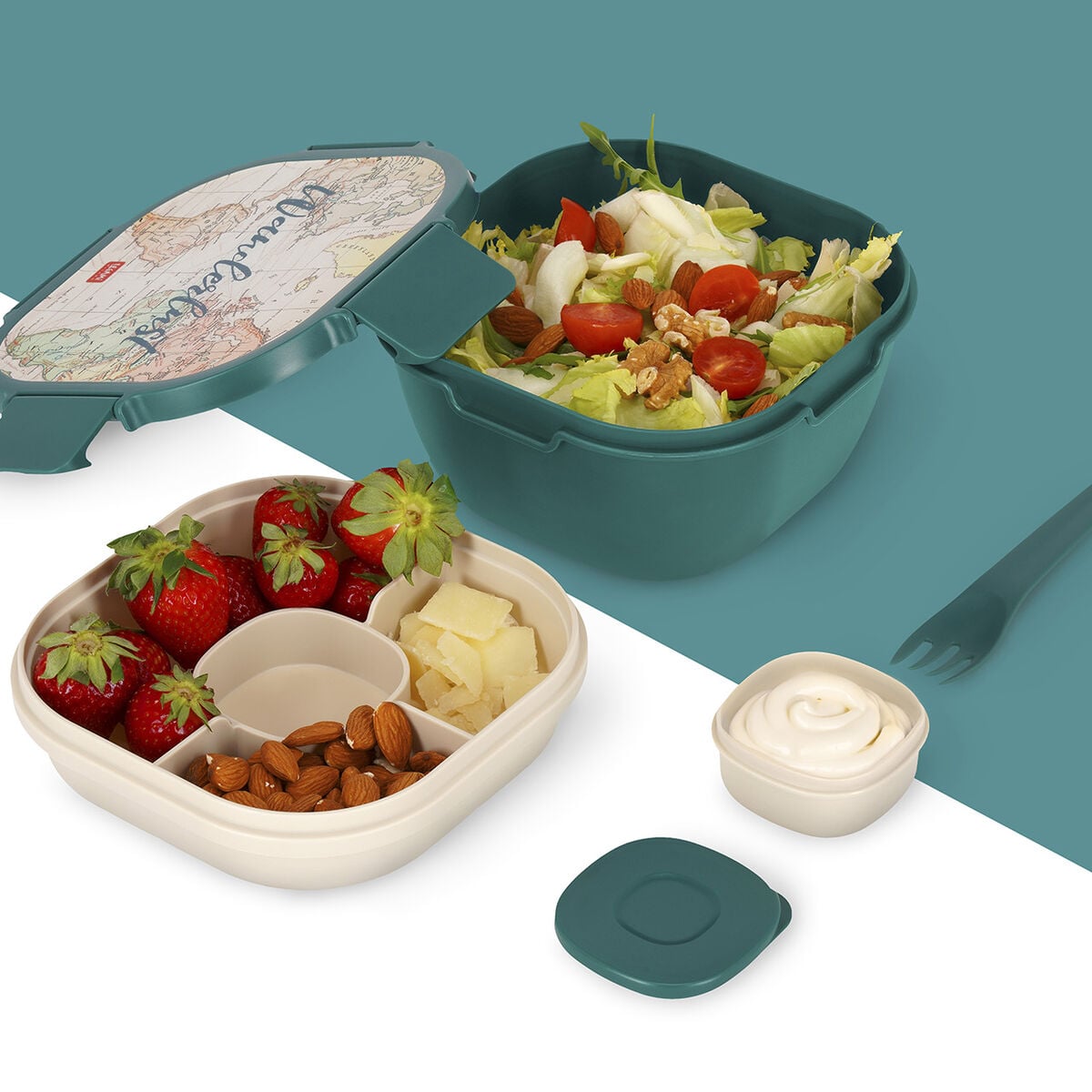 Legami - 1700 ml Bento-Essensbox - Reise - Bento-Essensbox
