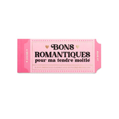 Legami - Kitap 24 Romantic Vouchers - French - Gift Vouchers