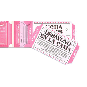 Legami - Kitap 24 Romantic Vouchers - Spanish - Gift Vouchers