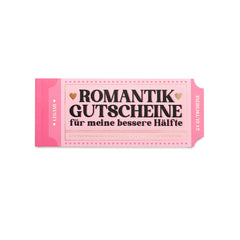 Legami - Buch 24 Romantic Vouchers - German - Gift Vouchers