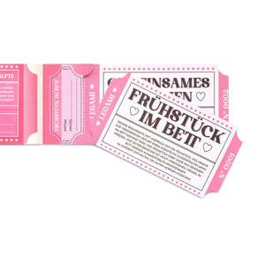 Legami - Buch 24 Romantic Vouchers - German - Gift Vouchers
