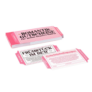 Legami - Buch 24 Romantic Vouchers - German - Gift Vouchers