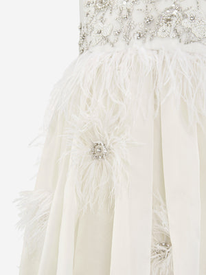 Maison Ava Girls Lilly Occasion Dress in Ivory