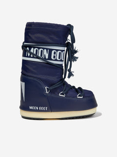 Moon Boot Kids Icon Nylon Snow Boots in Blue