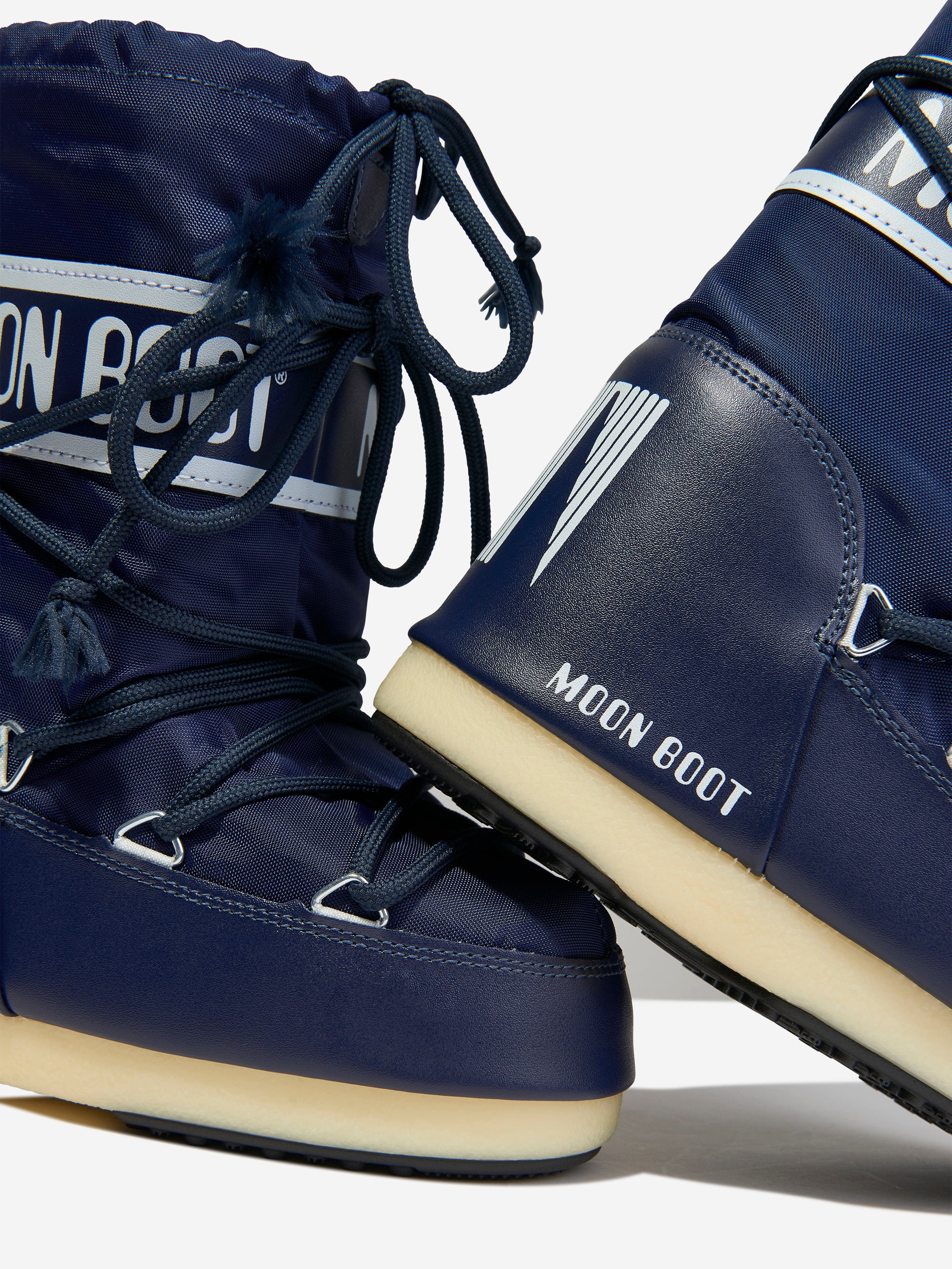 Moon Boot Kids Icon Nylon Snow Boots in Blue