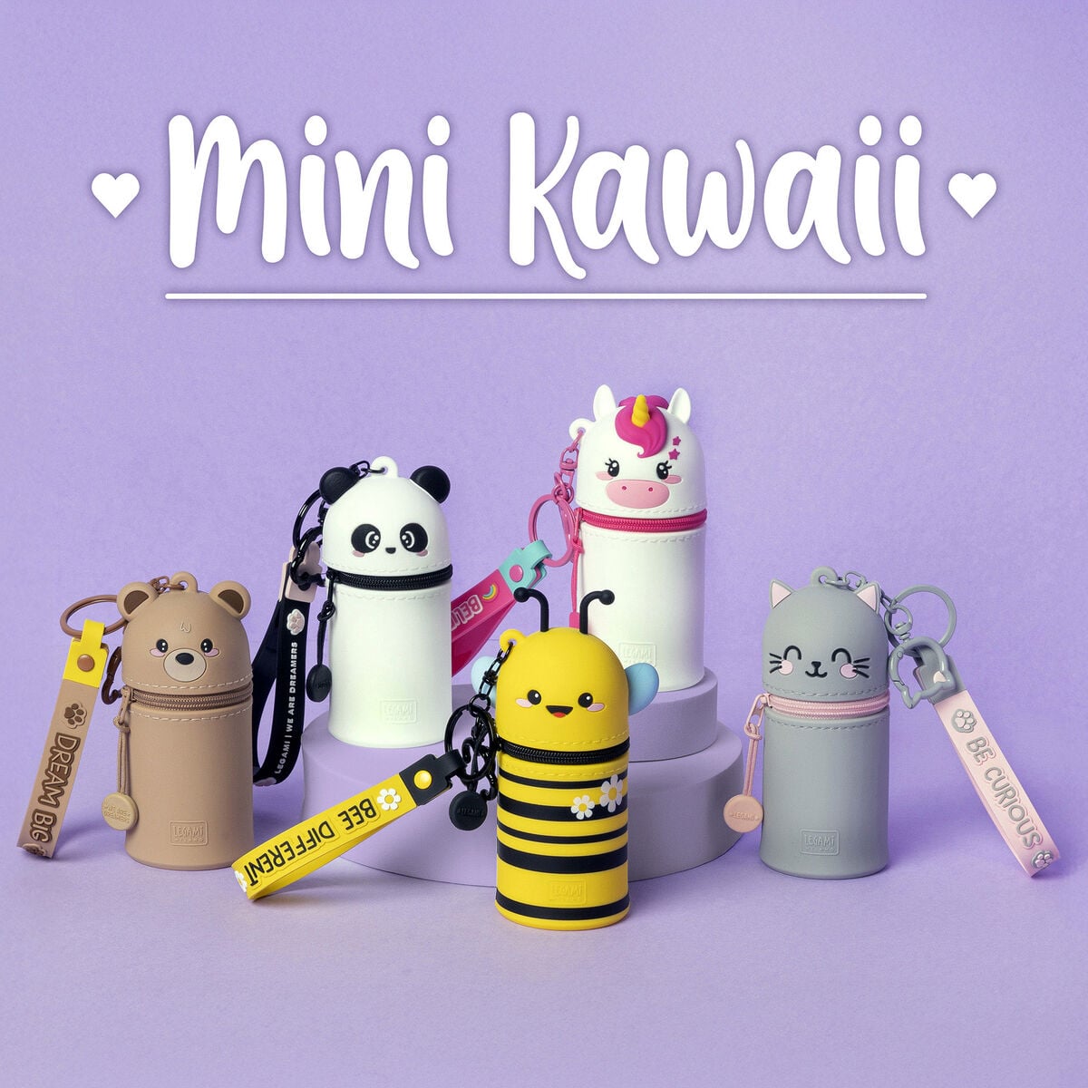 Legami - Panda Bozuk Para Cüzdanı Anahtarlıklı - Mini Kawaii