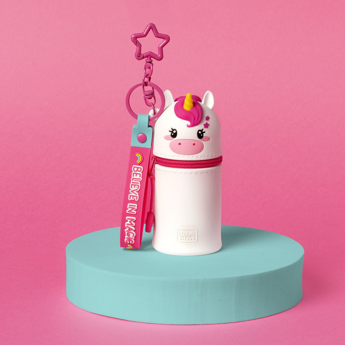 Legami - Tek Boynuzlu At Bozuk Para Cüzdanı Anahtarlıklı - Mini Kawaii
