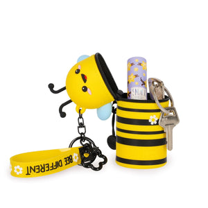 Legami - Bee Bozuk Para Cüzdanı Anahtarlıklı - Mini Kawaii