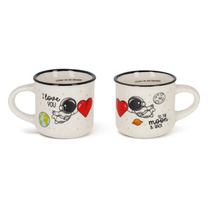 Legami - Seti 2 Coffee Cups - Uzay - Espresso Two