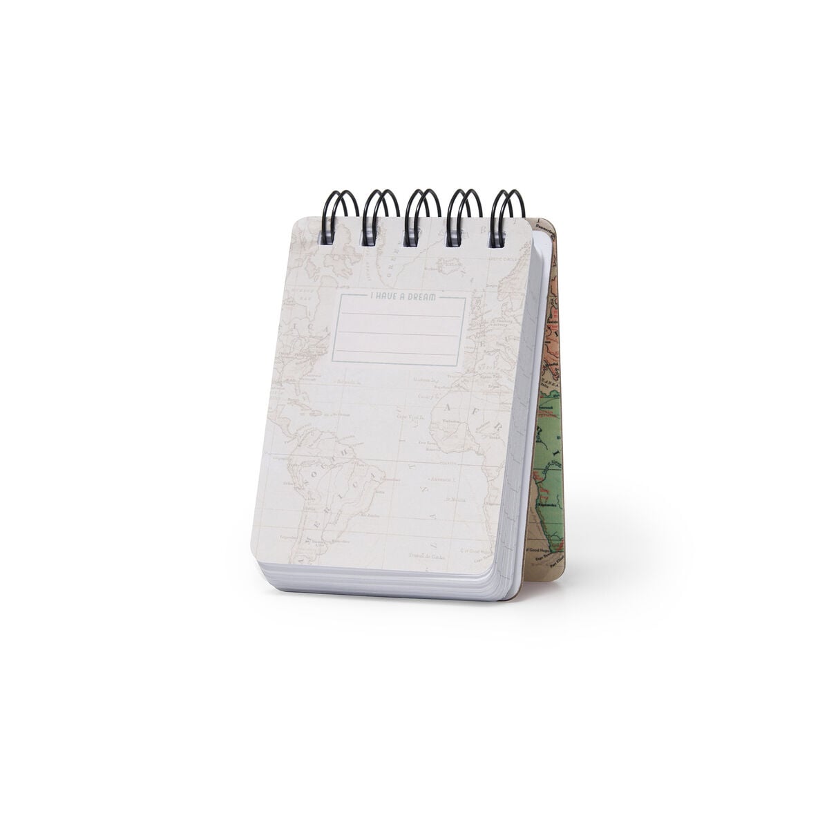 Legami - Lined Defter ile Illustrated Hard Kılıf - Seyahat Map - Jotter - Spiral-Bound