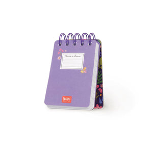 Legami - Liniertes Notizbuch mit illustriertem Hardcover - Blumen - Jotter - Spiralgebunden