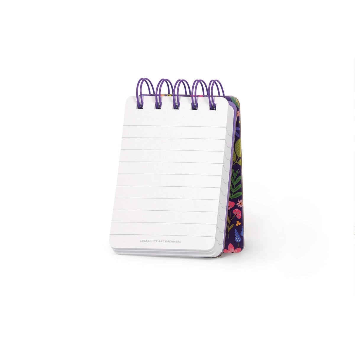 Legami - Liniertes Notizbuch mit illustriertem Hardcover - Blumen - Jotter - Spiralgebunden