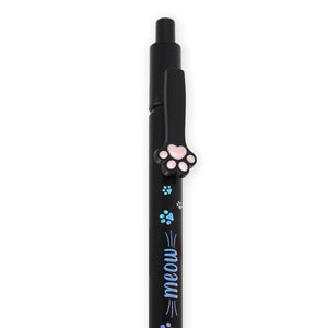 Legami - Kitty-Themed Ballpoint Kalem - Black Ink - Meow