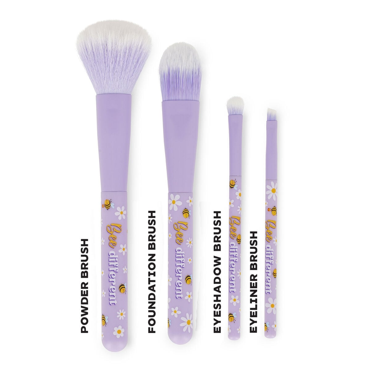 Legami - 4'lü Seti Bee Makeup Brushes - Oh My Glow!